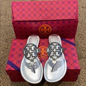 BRAND NEW Tory Burch Miller Embellished Sandal